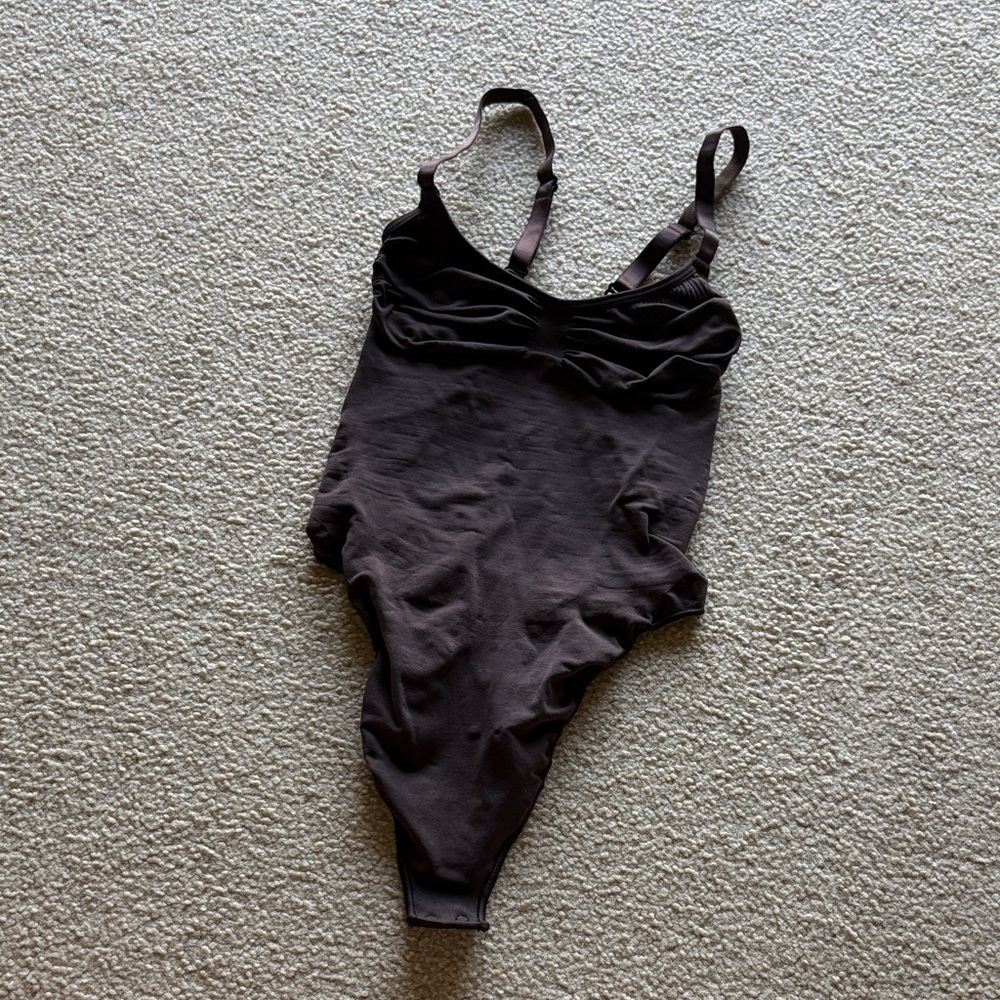 SKIMS Chocolate Brown Bodysuit